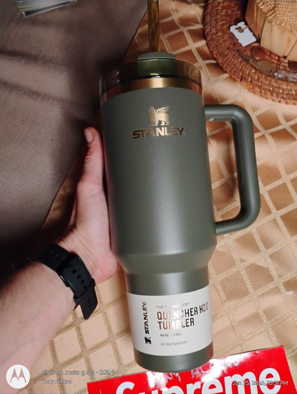 Stanley Limited Edition Cypress 40oz Quencher BNIB -In Hand Ships Fast